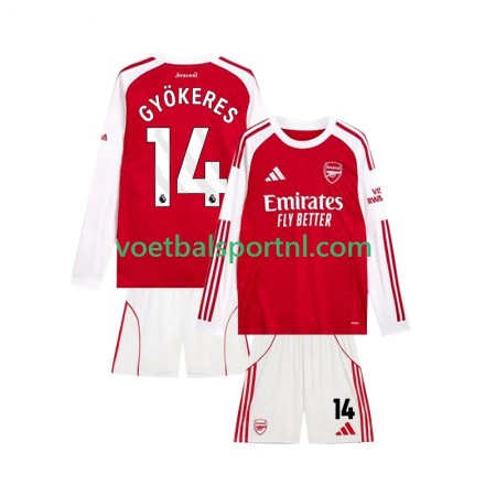 Arsenal Viktor Gyokeres 14 Kind Thuis Tenue 2025-26 L/S